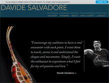 Tablet Screenshot of davidesalvadore.com